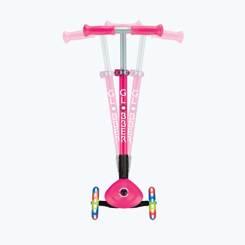 Dětská tříkolová koloběžka Globber Primo Foldable Lights fuchsia 11