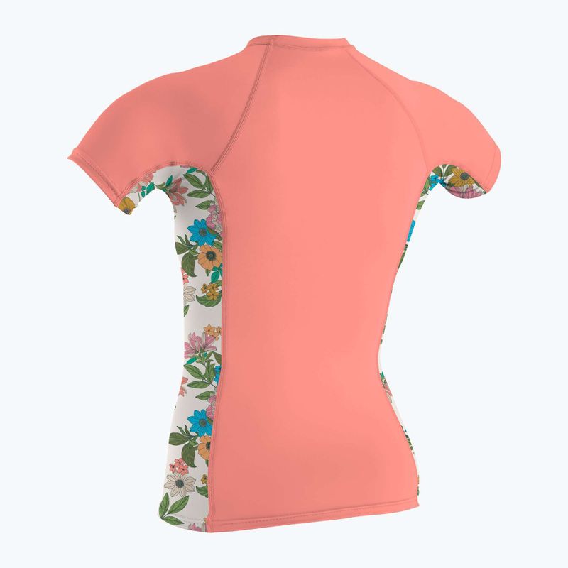 Dámské plavecké tričko O'Neill Side Print Rash Guard desert flower/cara floral 2