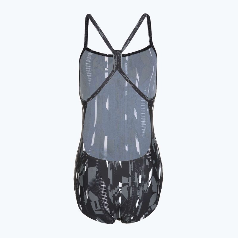 Dámské jednodílné plavkySpeedo Allover Rippleback black 2