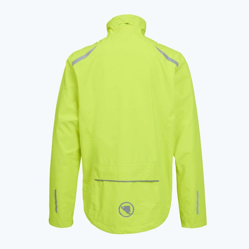 Pánská cyklistická bunda Endura Hummvee Waterproof hi-viz yellow 2