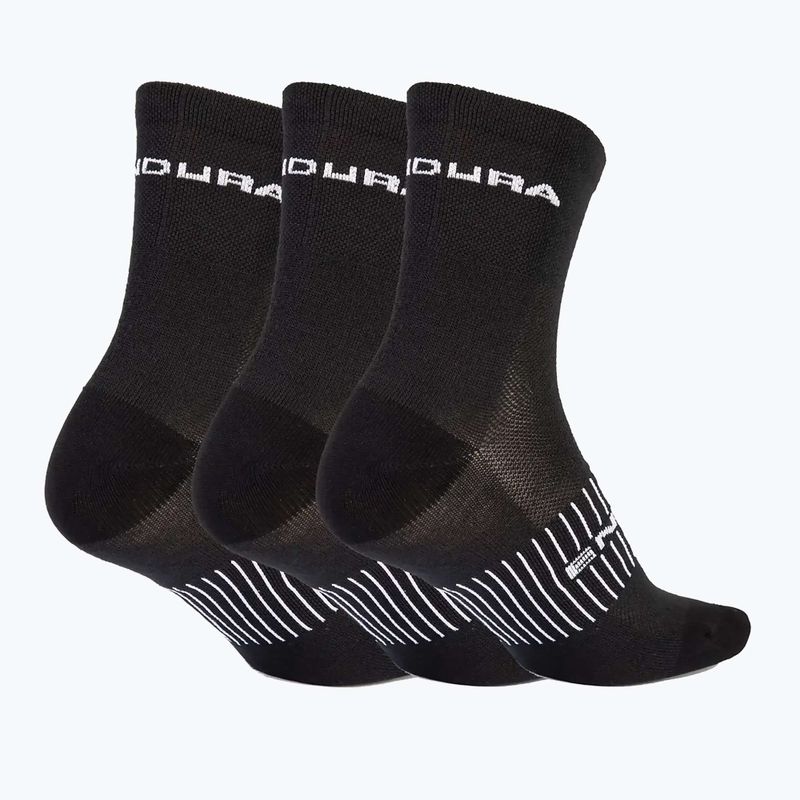Pánské cyklistické ponožky Endura Coolmax Race 3-pack black 2