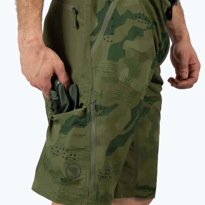 Pánské cyklistické šortky Endura Hummvee Short tonal olive 7