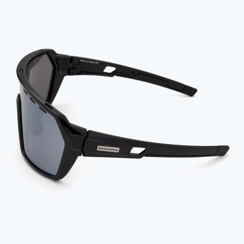Sluneční brýle Endura Singletrack black/platinum revo smoke/clear silver flash mirror 5