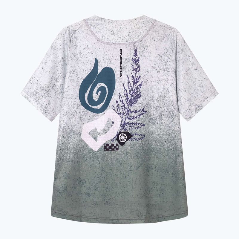 Dámský cyklistický dres Endura Singletrack Print W aero blue 8