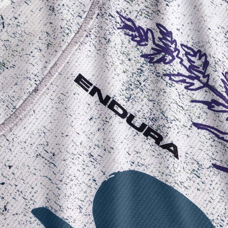 Dámský cyklistický dres Endura Singletrack Print W aero blue 10