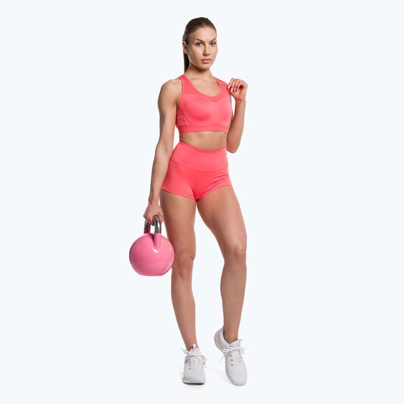 Gymshark Open Back Training Sportovní růžová fitness podprsenka 2