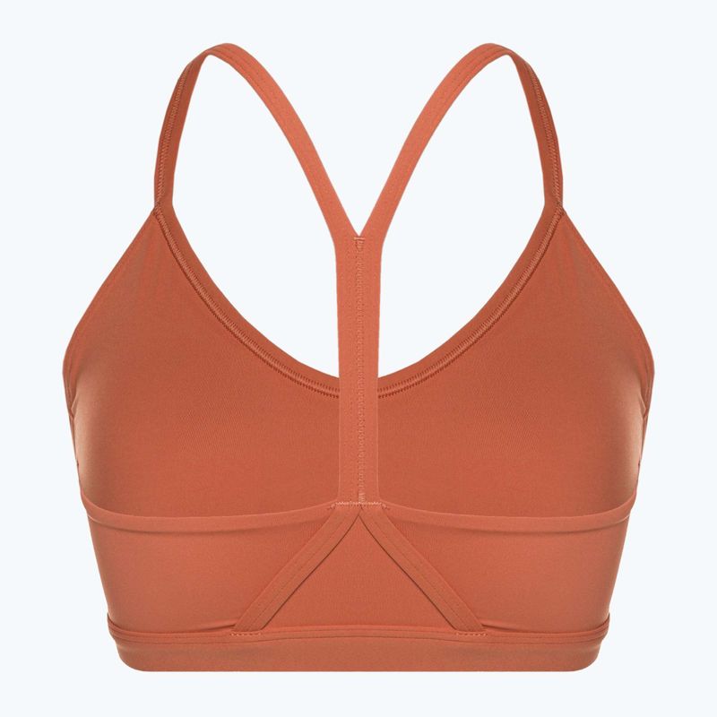 Gymshark KK Twins Sports earth oranžová fitness podprsenka 6