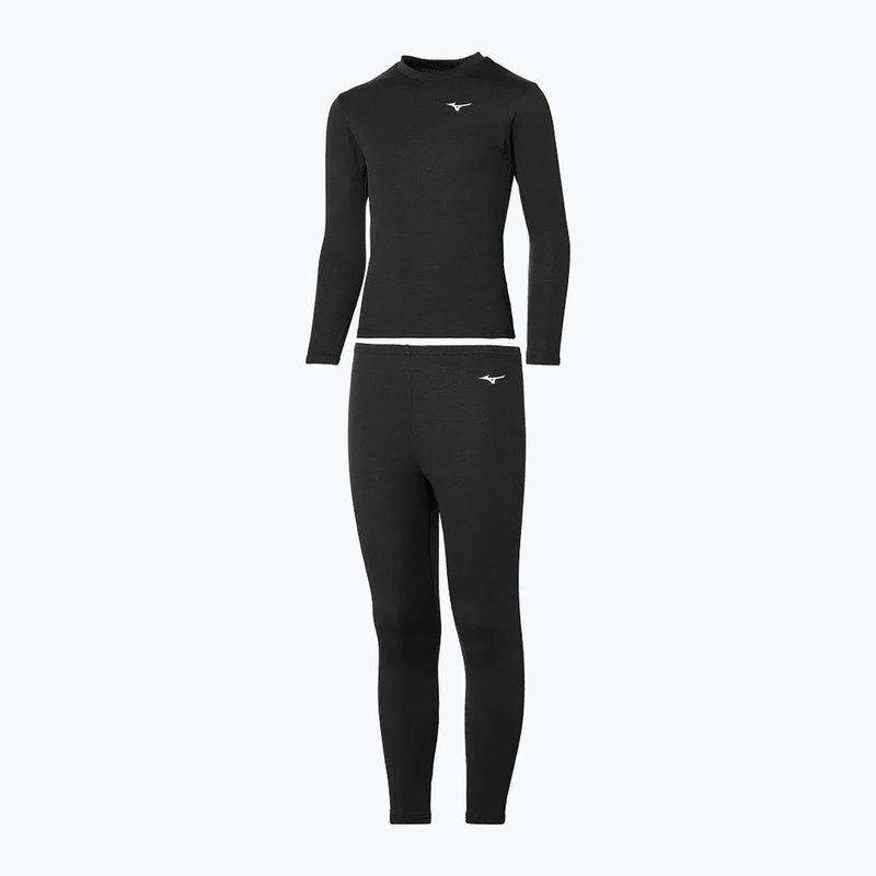 Dětské termoprádlo Mizuno Mid Top&Bottom black