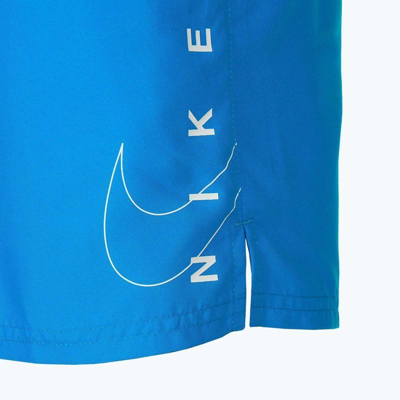 Pánské plavecké šortky Nike Swoosh Break 5" Volley modré NESSC601-458 5