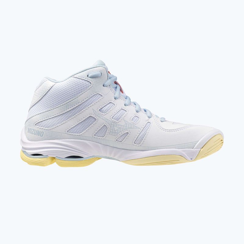 Dámské volejbalové boty Mizuno Wave Voltage 2 Mid white/calypso coral/pale banana 9
