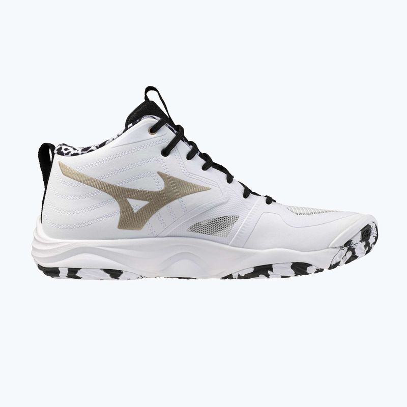 Volejbalové boty Mizuno Wave Momentum Elite Mid white/black/ge gold 9