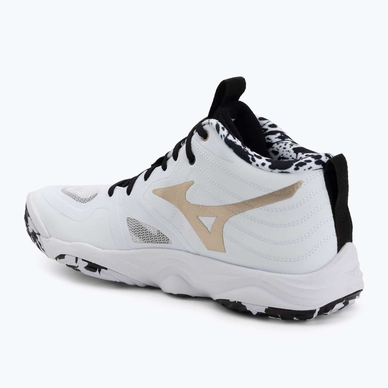 Volejbalové boty Mizuno Wave Momentum Elite Mid white/black/ge gold 3