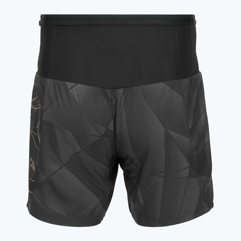 Pánské běžecké šortky Mizuno Active Graphic Multi Pocket tan/orange 2