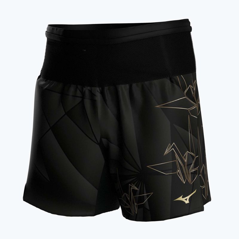 Pánské běžecké šortky Mizuno Active Graphic Multi Pocket tan/orange 5