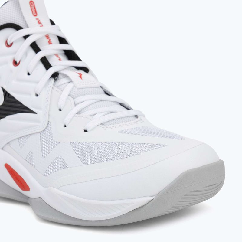 Volejbalové boty Mizuno Wave Momentum Pro Mid white/black/fiery red 7