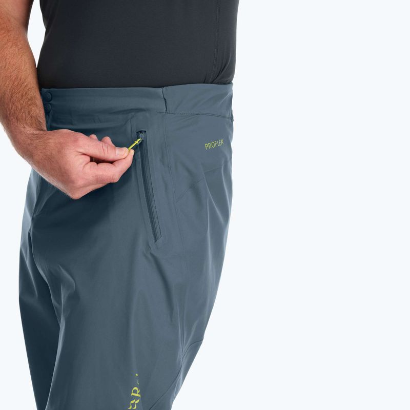 Pánské membránové kalhoty Rab Kinetic Alpine 2.0 orion blue 5