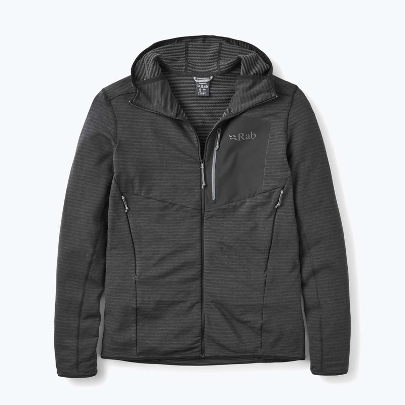 Pánská mikina Rab Ascendor Light Hoody black