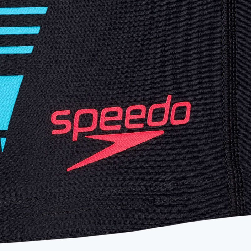 Pánské plavecké šortky Speedo Tech Print black/orange 3