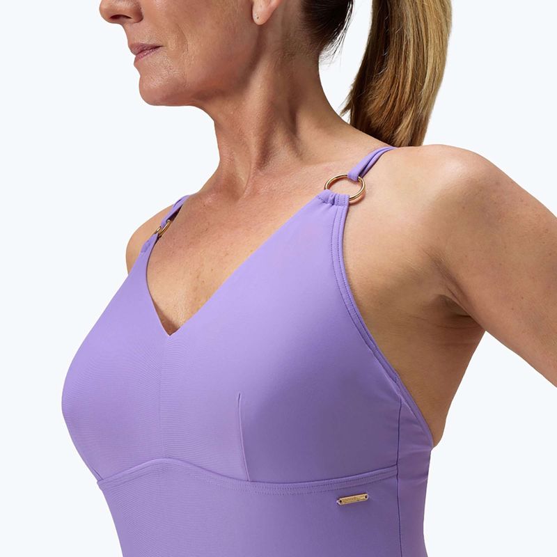 Dámské jednodílné plavkyr Speedo Shaping Strappy purple mist 5