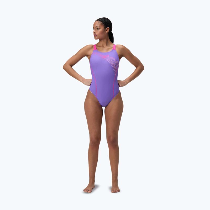 Jednodílné plavky Speedo Medley Logo Medalist indigo glow 2