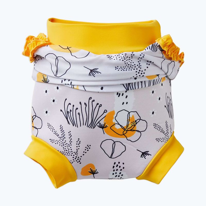 Dětské jednodílné plavky Splash About Happy Nappy flowy meadow 3