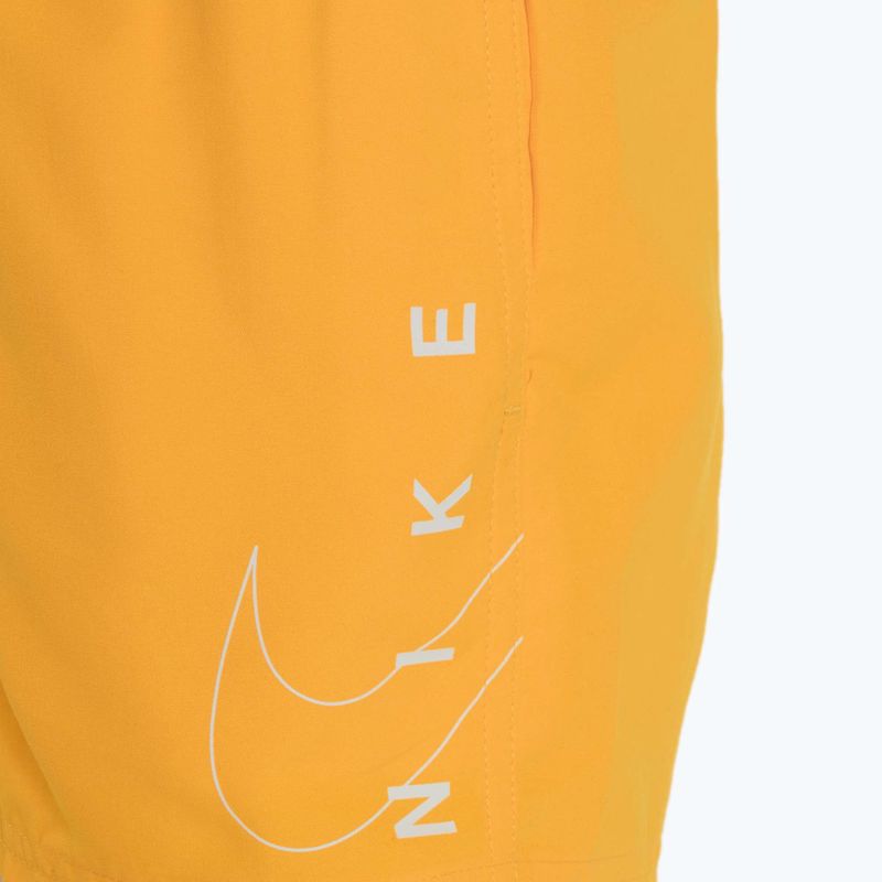 Dětské plavecké šortky Nike Split Logo 4" Volley laser orange 3