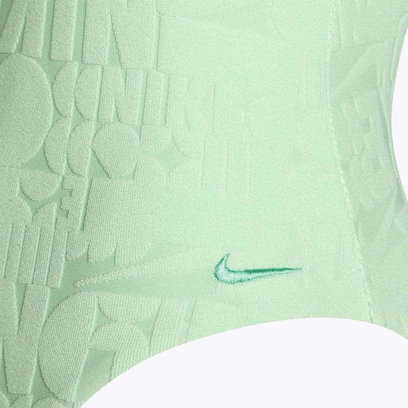 Dámské jednodílné plavky  Nike Retro Flow Terry vapor green 3
