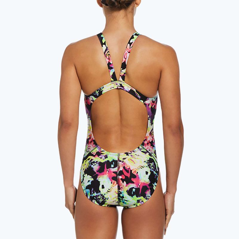 Dámské jednodílné plavky Nike Hydrastrong Multi Print Fastback rainbow 6