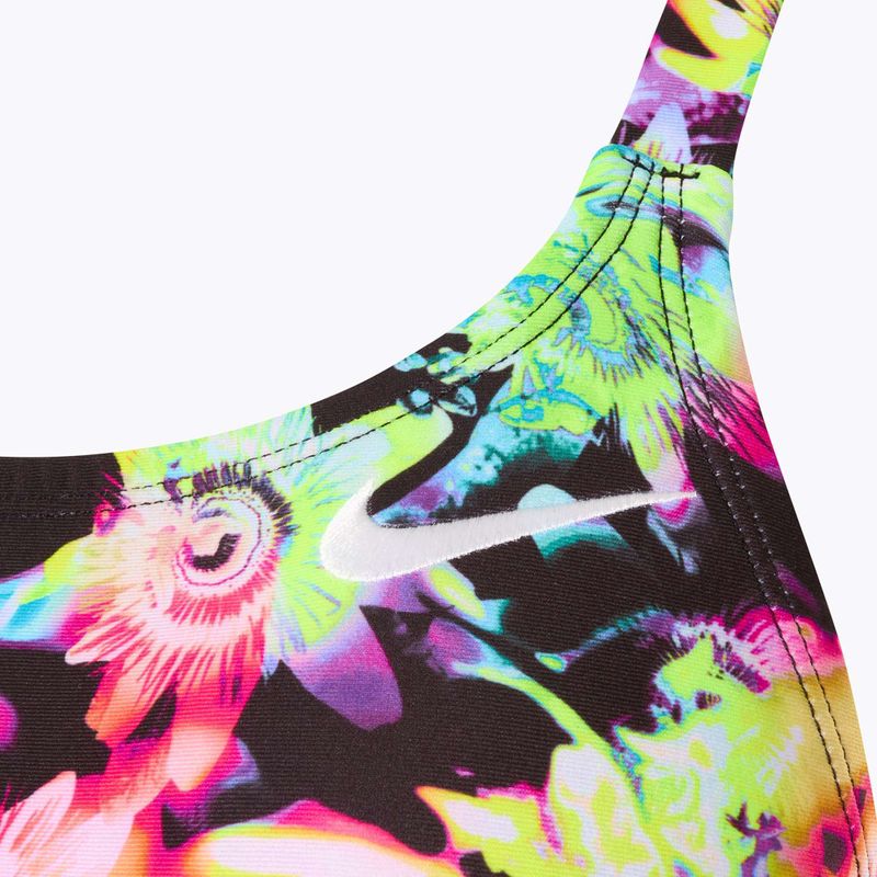 Dámské jednodílné plavky Nike Hydrastrong Multi Print Fastback rainbow 3