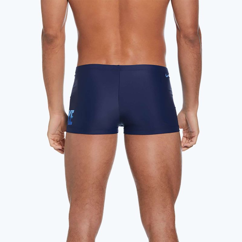 Pánské plavecké boxerky Nike Ocean Merge Square Leg midnight navy 7