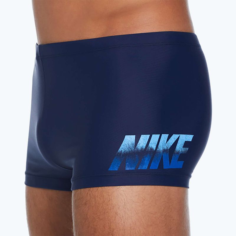Pánské plavecké boxerky Nike Ocean Merge Square Leg midnight navy 8
