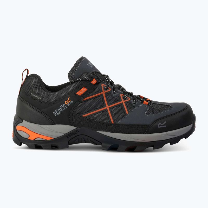 Pánské trekové boty REGATTA Samaris III Low granite/blaze orange 9
