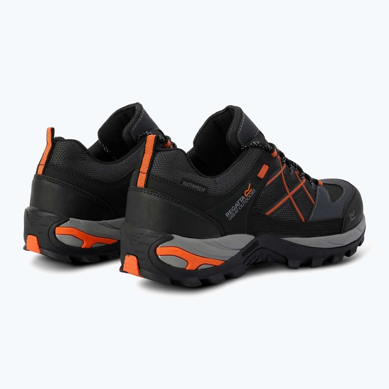 Pánské trekové boty REGATTA Samaris III Low granite/blaze orange 10