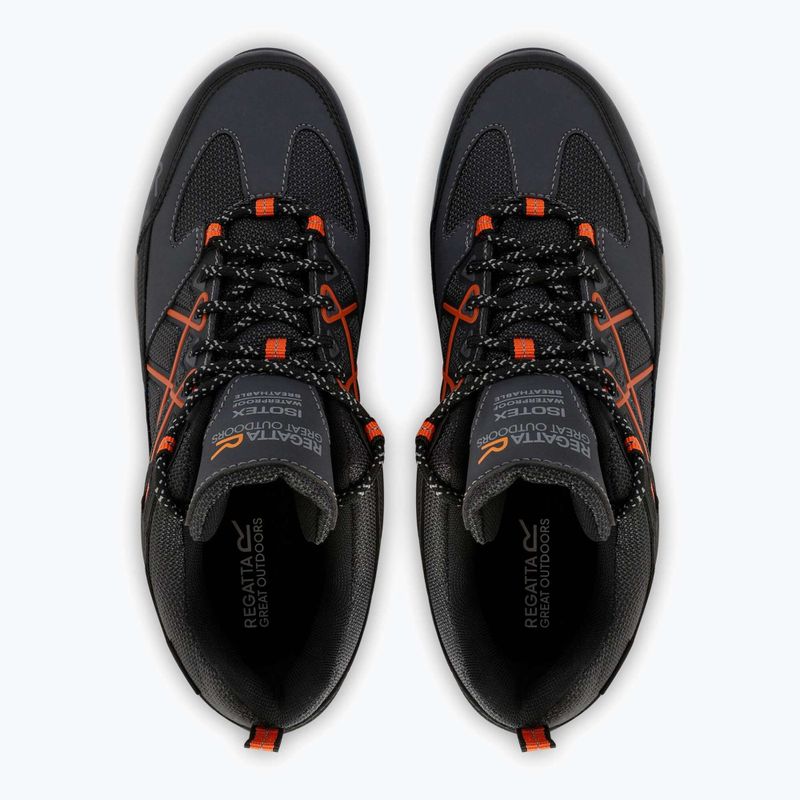 Pánské trekové boty REGATTA Samaris III Low granite/blaze orange 11
