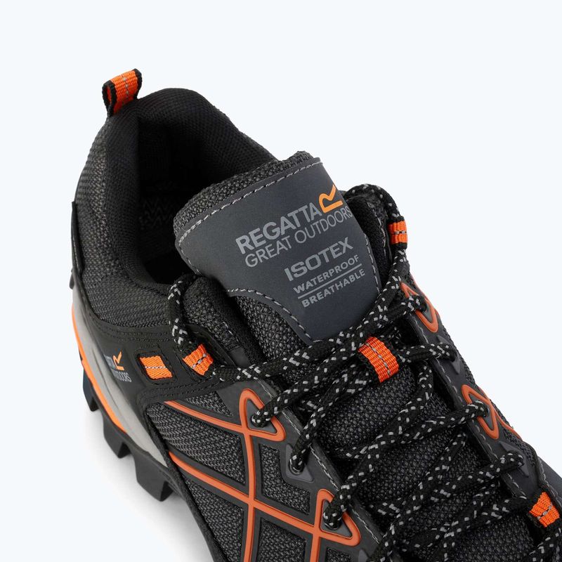 Pánské trekové boty REGATTA Samaris III Low granite/blaze orange 13