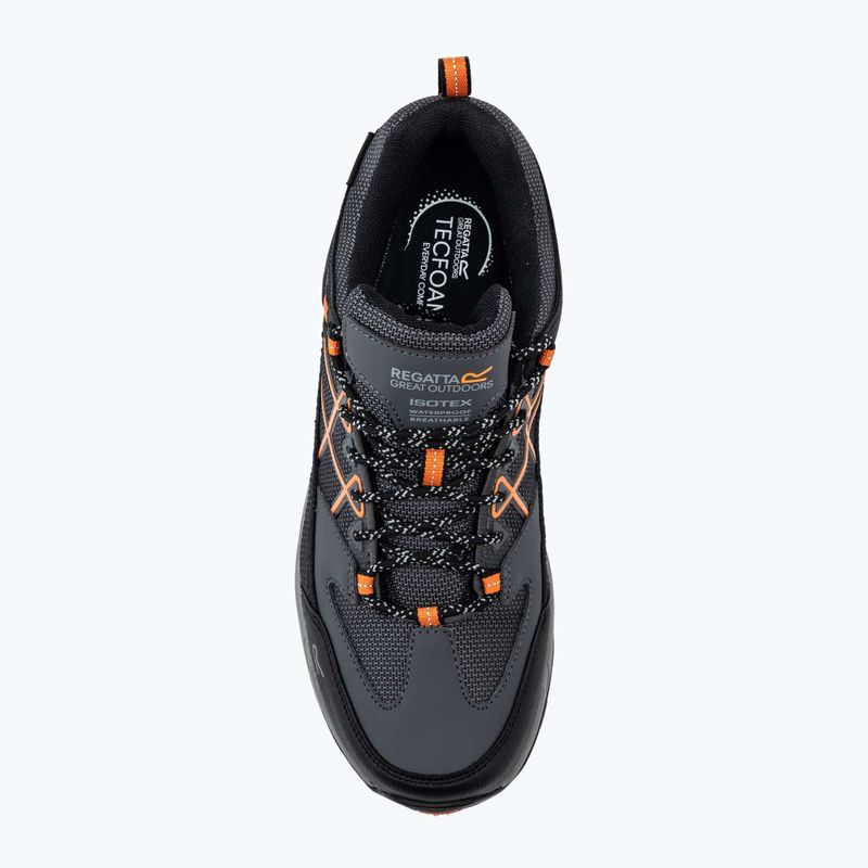 Pánské trekové boty REGATTA Samaris III Low granite/blaze orange 5