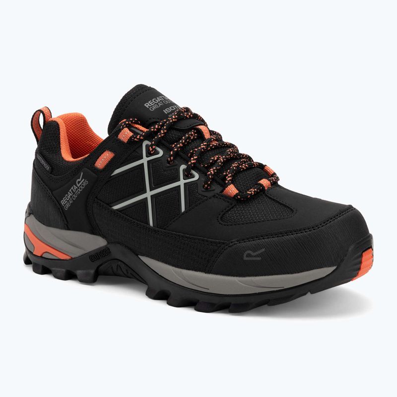 Dámské trekové boty REGATTA Samaris III Low black/satsuma