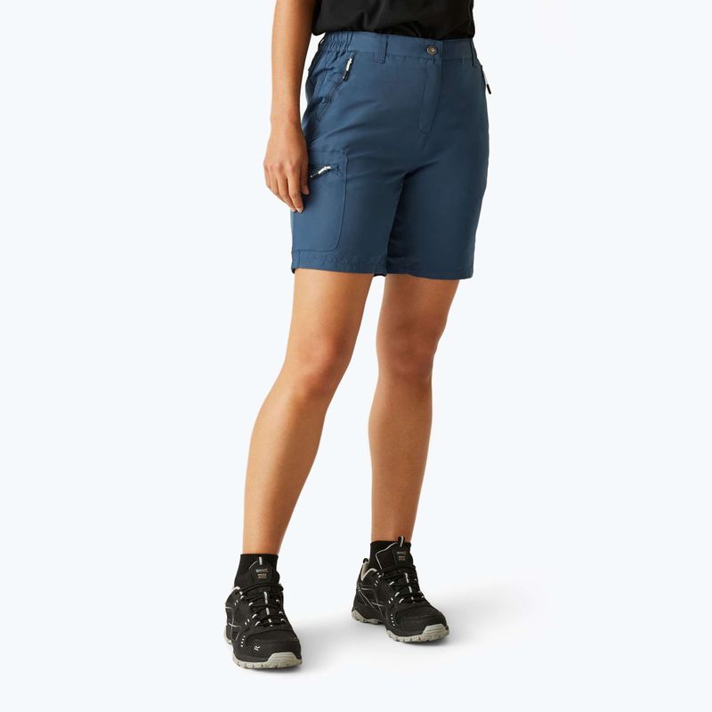 Dámské trekingové šortky REGATTA Chaska III dark denim