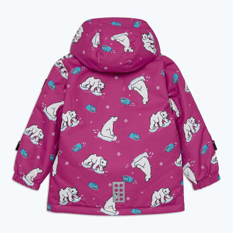Dětská bunda LEGO Lwjeri 701 fuchsia 2