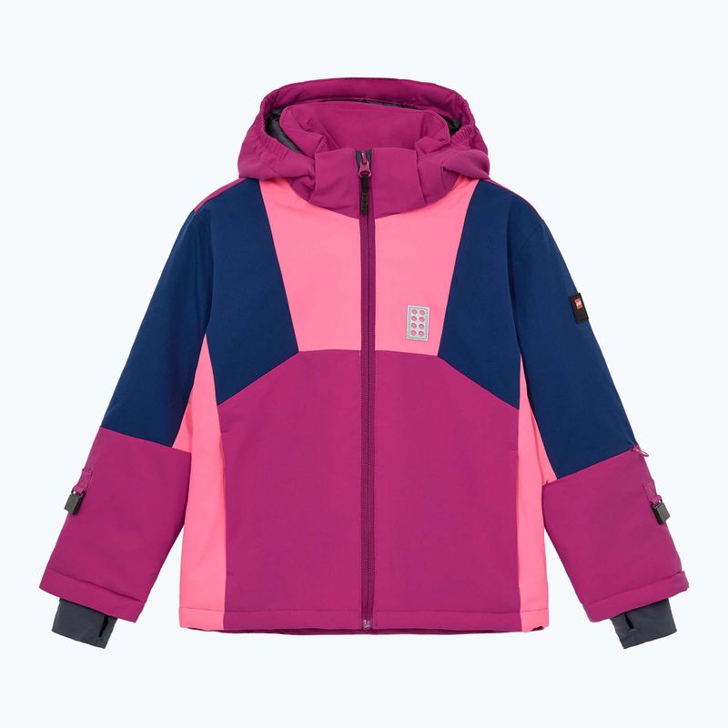Dětská lyžařská bunda LEGO Lwjaz 801 fuchsia