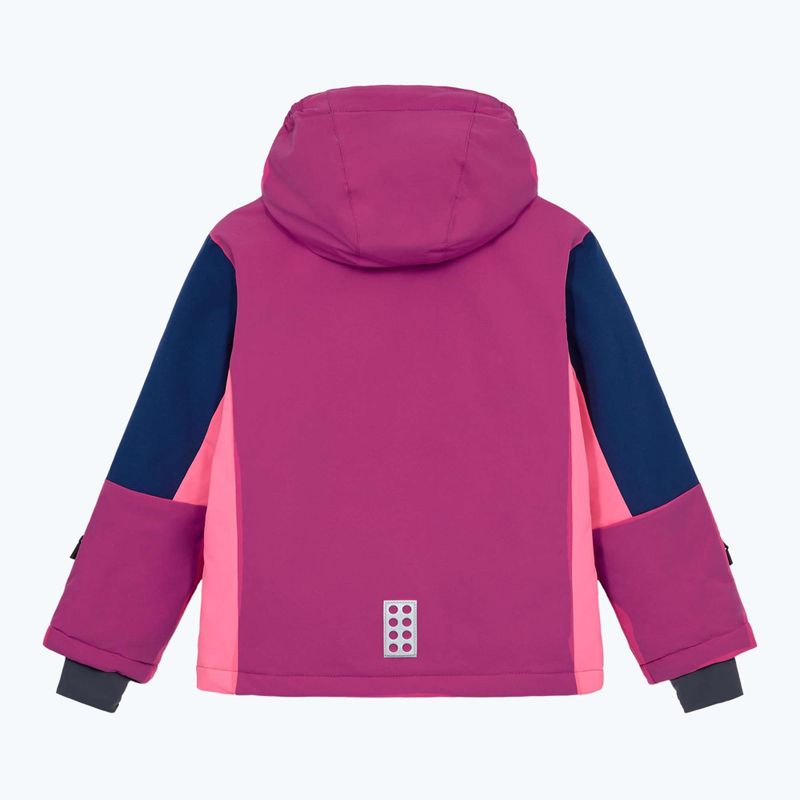Dětská lyžařská bunda LEGO Lwjaz 801 fuchsia 2