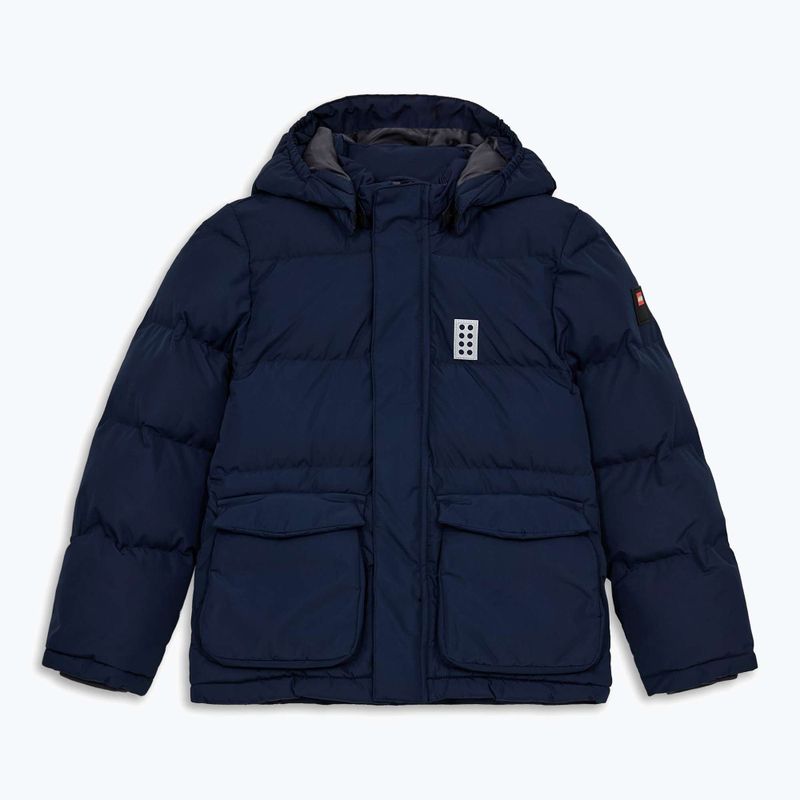 Dětská zateplená bunda LEGO Lwjaz 704 dark navy