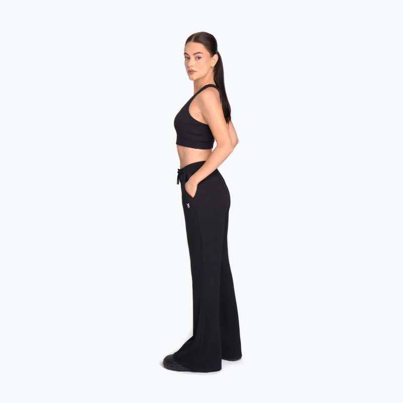 Dámské tréninkové kalhoty Cardio Bunny HCB-125 Flare black 2
