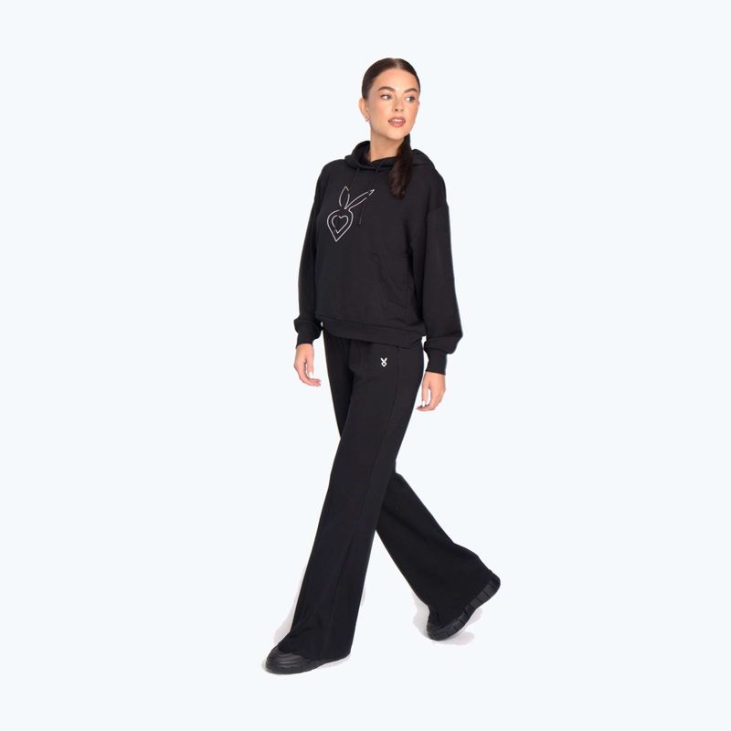 Dámské tréninkové kalhoty Cardio Bunny HCB-125 Flare black 4