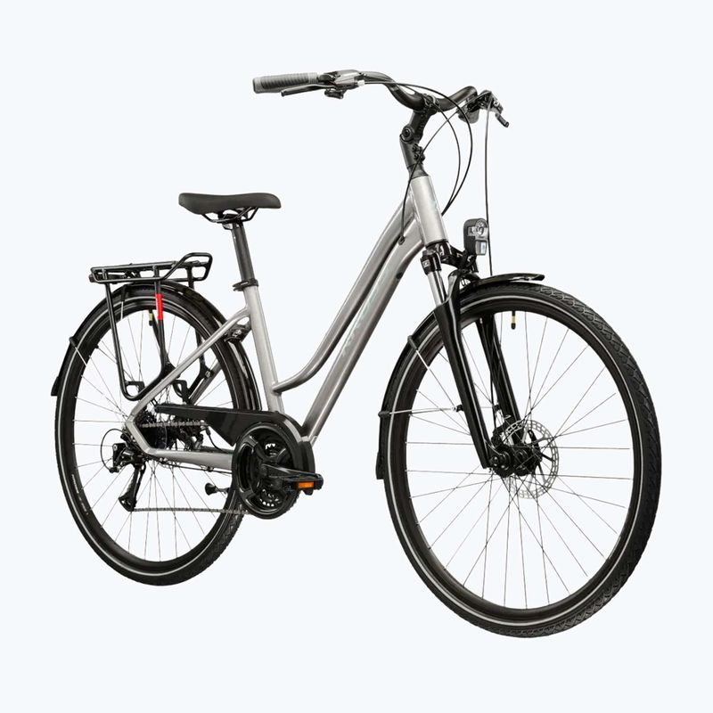 Dámské trekové kolo KROSS Trans 3.0 In silver/gray/gloss 2