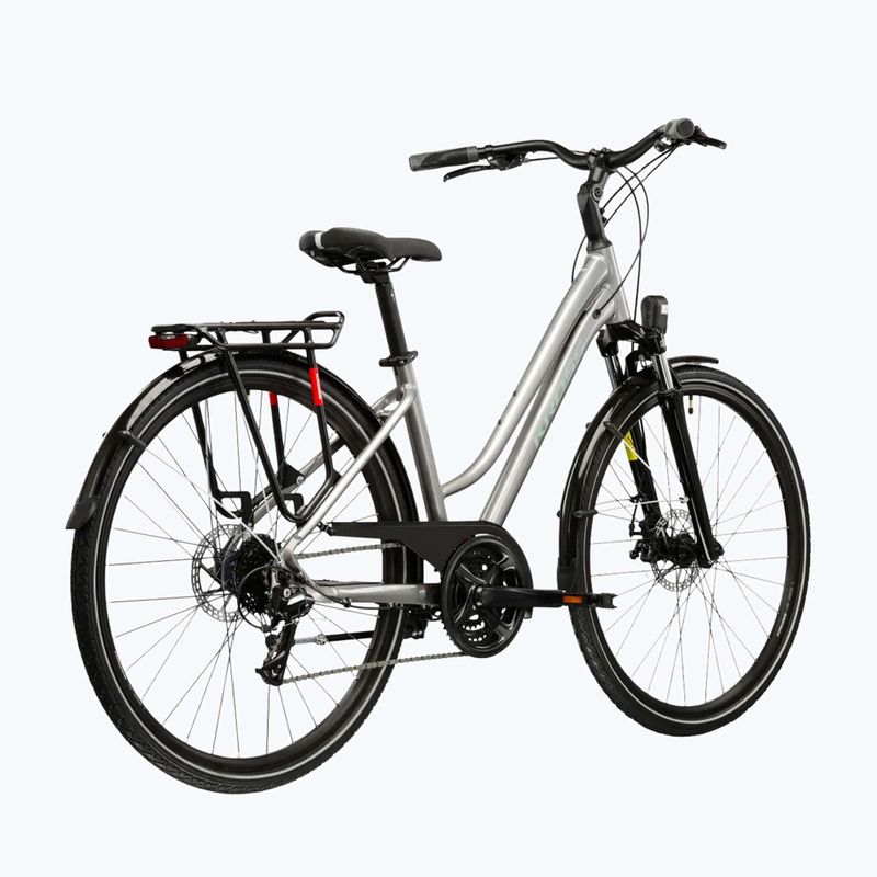 Dámské trekové kolo KROSS Trans 3.0 In silver/gray/gloss 3