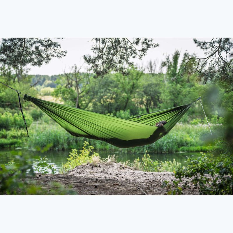 Turistický hamak Lesovik Bright treetop green 2