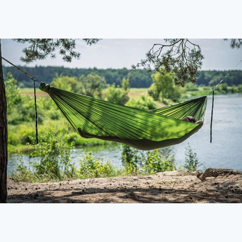 Turistický hamak Lesovik Bright treetop green 3