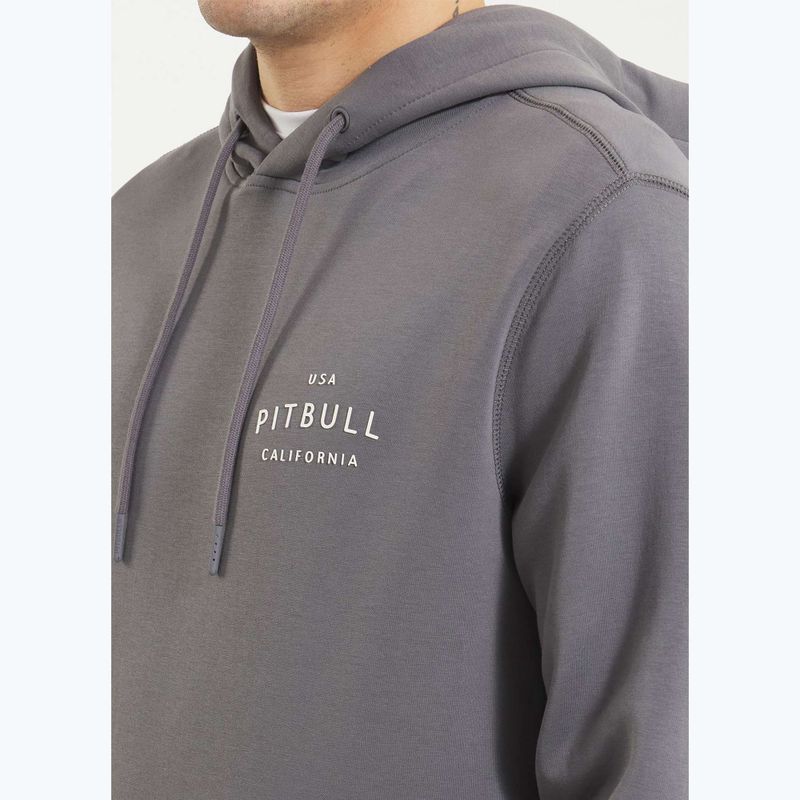 Pánská mikina Pitbull Sampson Hooded Sweatshirt graphite 4