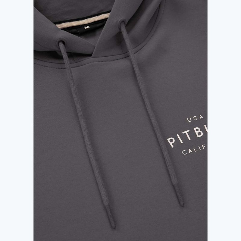 Pánská mikina Pitbull Sampson Hooded Sweatshirt graphite 8
